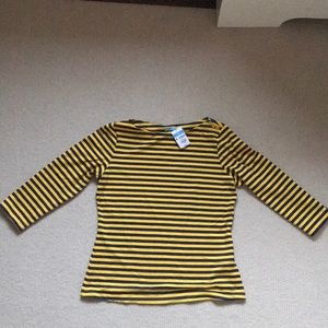 J McLaughlin spandex boatneck top